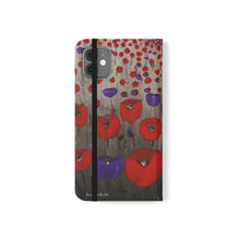 Load image into Gallery viewer, Benedictus (Poppies Only) - PHONE CASE WALLET - by Kerry Sandhu Art