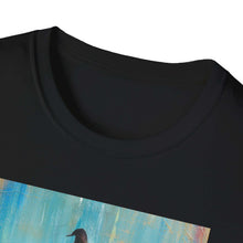 Load image into Gallery viewer, T-Shirt made from very soft materials, no side seams. Feels like bliss to wear! Many designs by Kerry Sandhu Art