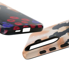 Load image into Gallery viewer, Phone case with an Australian and New Zealand soldier back to back with light-horsemen in the background and poppies in the foreground