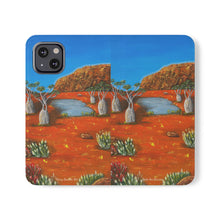 Load image into Gallery viewer, Beds Are Burning - PHONE CASE WALLET - by Kerry Sandhu Art
