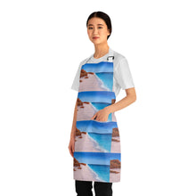 Load image into Gallery viewer, Apron - lightweight, silky finish 100% polyester, two front pockets. Many original artwork designs by Kerry Sandhu Art