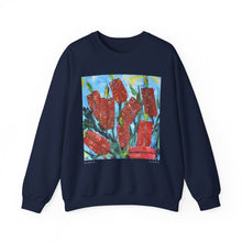 Load image into Gallery viewer, Sweatshirt 50/50 Cotton/Polyester, Medium-heavy fabric, Loose fit, true to size, Original art designs by Kerry Sandhu Art