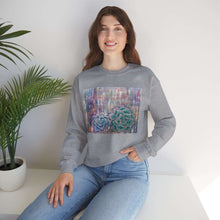 Load image into Gallery viewer, Sweatshirt 50/50 Cotton/Polyester, Medium-heavy fabric, Loose fit, true to size, Original art designs by Kerry Sandhu Art