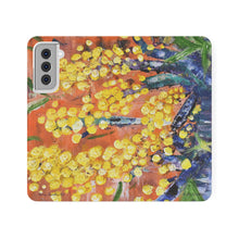 Load image into Gallery viewer, Rustic Wattle - PHONE CASE WALLET for Samsung & iPhones - by Kerry Sandhu Art