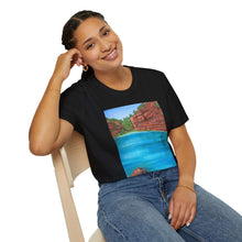 Load image into Gallery viewer, T-Shirt made from very soft materials, no side seams. Feels like bliss to wear! Many designs by Kerry Sandhu Art