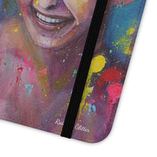 Load image into Gallery viewer, Raining Glitter - PHONE CASE WALLET for Samsung & iPhones - by Kerry Sandhu Art