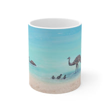 Load image into Gallery viewer, 11oz BPA, lead-free, microwave/dishwasher safe, white ceramic, vivid colours. Many original artworks by Kerry Sandhu Art