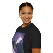 Load image into Gallery viewer, T-Shirt made from very soft materials, no side seams. Feels like bliss to wear! Many designs by Kerry Sandhu Art