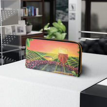 Load image into Gallery viewer, Pockets for cash, c/cards, coins, & more. Stylish faux leather, lots of original artworks by Kerry Sandhu Art to choose from