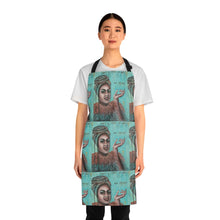 Load image into Gallery viewer, Apron - lightweight, silky finish 100% polyester, two front pockets. Many original artwork designs by Kerry Sandhu Art