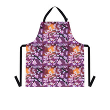 Load image into Gallery viewer, Apron - lightweight, silky finish 100% polyester, two front pockets. Many original artwork designs by Kerry Sandhu Art