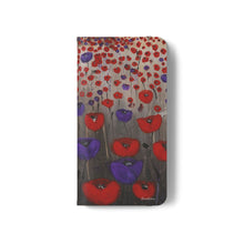 Load image into Gallery viewer, Benedictus (Poppies Only) - PHONE CASE WALLET - by Kerry Sandhu Art