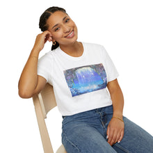 Load image into Gallery viewer, T-Shirt made from very soft materials, no side seams. Feels like bliss to wear! Many designs by Kerry Sandhu Art