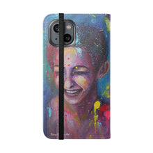 Load image into Gallery viewer, Raining Glitter - PHONE CASE WALLET for Samsung & iPhones - by Kerry Sandhu Art