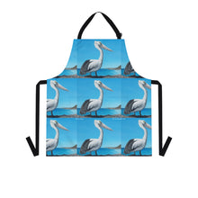 Load image into Gallery viewer, Apron - lightweight, silky finish 100% polyester, two front pockets. Many original artwork designs by Kerry Sandhu Art