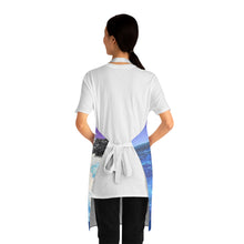 Load image into Gallery viewer, Apron - lightweight, silky finish 100% polyester, two front pockets. Many original artwork designs by Kerry Sandhu Art