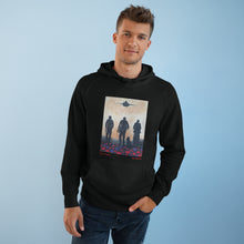 Load image into Gallery viewer, Hoodie 80/20 cotton/polyester anti-pill fleece, has a kangaroo pocket, sleeve cuff ribbing & is preshrunk by Kerry Sandhu Art