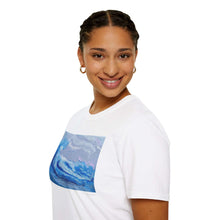 Load image into Gallery viewer, T-Shirt made from very soft materials, no side seams. Feels like bliss to wear! Many designs by Kerry Sandhu Art