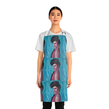 Load image into Gallery viewer, Apron - lightweight, silky finish 100% polyester, two front pockets. Many original artwork designs by Kerry Sandhu Art