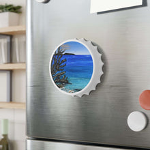 Load image into Gallery viewer, Plastic exterior w/ metallic bottom, magnetic back, 2 different opening mechanisms, matte finish. Art by Kerry Sandhu Art
