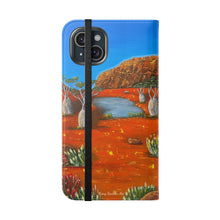 Load image into Gallery viewer, Beds Are Burning - PHONE CASE WALLET - by Kerry Sandhu Art