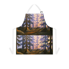 Load image into Gallery viewer, Apron - lightweight, silky finish 100% polyester, two front pockets. Many original artwork designs by Kerry Sandhu Art