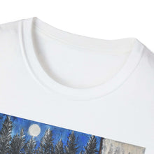 Load image into Gallery viewer, T-Shirt made from very soft materials, no side seams. Feels like bliss to wear! Many designs by Kerry Sandhu Art