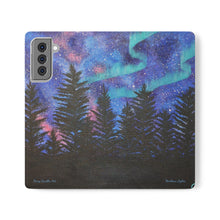 Load image into Gallery viewer, Northern Lights - PHONE CASE WALLET - by Kerry Sandhu Art