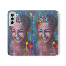 Load image into Gallery viewer, Raining Glitter - PHONE CASE WALLET for Samsung & iPhones - by Kerry Sandhu Art