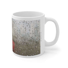 Load image into Gallery viewer, 11oz BPA, lead-free, microwave/dishwasher safe, white ceramic, vivid colours. Many original artworks by Kerry Sandhu Art