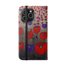 Load image into Gallery viewer, Benedictus (Poppies Only) - PHONE CASE WALLET - by Kerry Sandhu Art