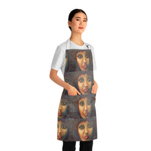 Load image into Gallery viewer, Apron - lightweight, silky finish 100% polyester, two front pockets. Many original artwork designs by Kerry Sandhu Art
