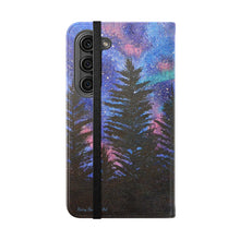 Load image into Gallery viewer, Northern Lights - PHONE CASE WALLET - by Kerry Sandhu Art