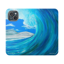 Load image into Gallery viewer, Ride the Wave - PHONE CASE WALLET - by Kerry Sandhu Art