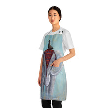 Load image into Gallery viewer, Apron - lightweight, silky finish 100% polyester, two front pockets. Many original artwork designs by Kerry Sandhu Art
