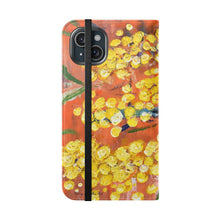 Load image into Gallery viewer, Rustic Wattle - PHONE CASE WALLET for Samsung & iPhones - by Kerry Sandhu Art