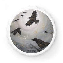 Load image into Gallery viewer, Plastic exterior w/ metallic bottom, magnetic back, 2 different opening mechanisms, matte finish. Art by Kerry Sandhu Art