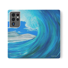 Load image into Gallery viewer, Ride the Wave - PHONE CASE WALLET - by Kerry Sandhu Art