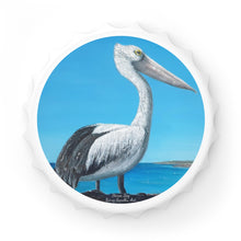 Load image into Gallery viewer, Plastic exterior w/ metallic bottom, magnetic back, 2 different opening mechanisms, matte finish. Art by Kerry Sandhu Art