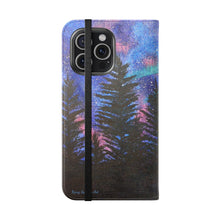 Load image into Gallery viewer, Northern Lights - PHONE CASE WALLET - by Kerry Sandhu Art