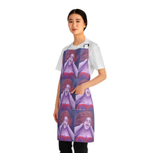 Load image into Gallery viewer, Apron - lightweight, silky finish 100% polyester, two front pockets. Many original artwork designs by Kerry Sandhu Art