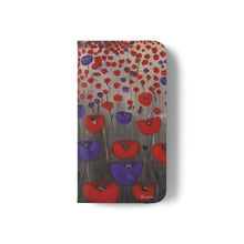 Load image into Gallery viewer, Benedictus (Poppies Only) - PHONE CASE WALLET - by Kerry Sandhu Art