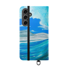 Load image into Gallery viewer, Ride the Wave - PHONE CASE WALLET - by Kerry Sandhu Art