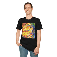 Load image into Gallery viewer, T-Shirt made from very soft materials, no side seams. Feels like bliss to wear! Many designs by Kerry Sandhu Art