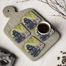 Load image into Gallery viewer, 'The Light'. Beautiful textured white feathers cascading down through light rays, on a round canvas by Kerry Sandhu Art