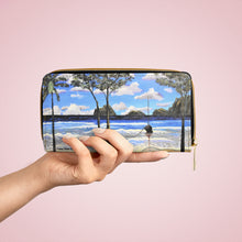 Load image into Gallery viewer, Pockets for cash, c/cards, coins, & more. Stylish faux leather, lots of original artworks by Kerry Sandhu Art to choose from