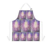 Load image into Gallery viewer, Apron - lightweight, silky finish 100% polyester, two front pockets. Many original artwork designs by Kerry Sandhu Art