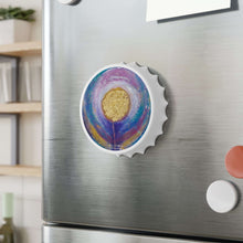 Load image into Gallery viewer, Plastic exterior w/ metallic bottom, magnetic back, 2 different opening mechanisms, matte finish. Art by Kerry Sandhu Art