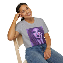 Load image into Gallery viewer, T-Shirt made from very soft materials, no side seams. Feels like bliss to wear! Many designs by Kerry Sandhu Art
