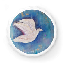 Load image into Gallery viewer, Plastic exterior w/ metallic bottom, magnetic back, 2 different opening mechanisms, matte finish. Art by Kerry Sandhu Art